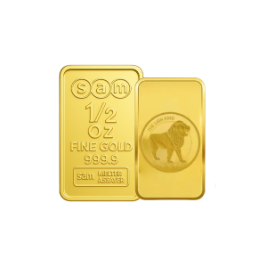 1/2 Oz Gold Lion King Bar