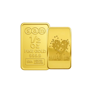 1 2 Oz Gold Minted Bar Love Tree