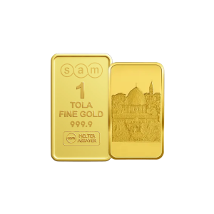 1 Tola Gold Minted Bar Al-Aqsa Mosque