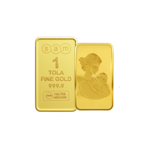 1 Tola Gold Minted Bar My Mother