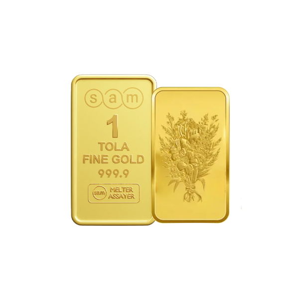 1 Tola Gold MY LOVE Bar