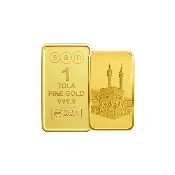 1 Tola Gold Minted Bar Makkah