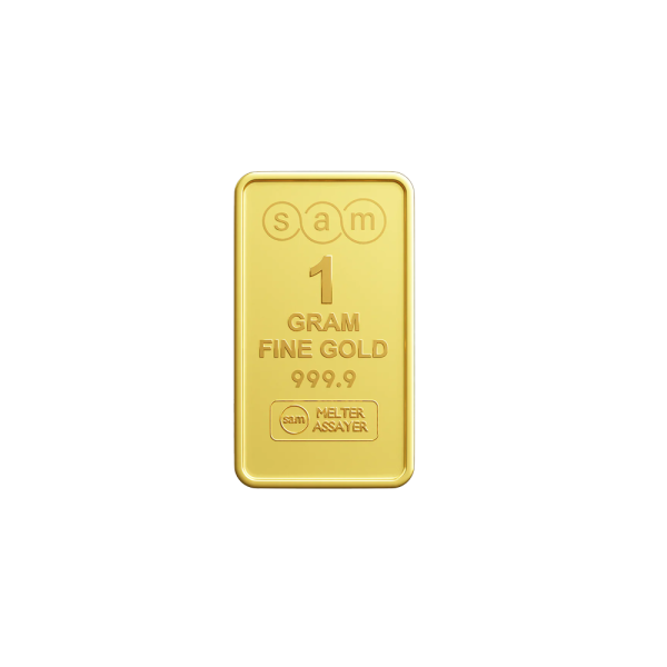 1 Gram Gold bar