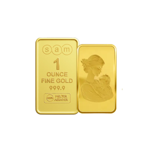 1 Ounce Gold Minted Bar My Mother