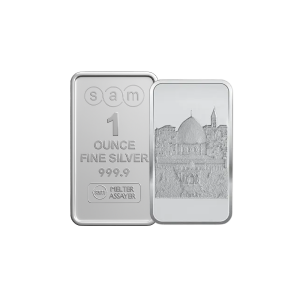 1 ounce Al Aqsa silver Bar