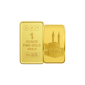 1 Ounce Gold Minted Bar Makkah