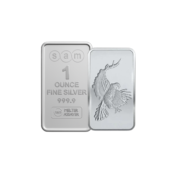 1 ounce eagle silver Bar