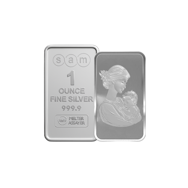 1 Ounce Silver My Mother Bar