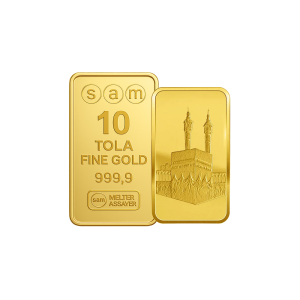 10 Tola Gold Makkah Bar