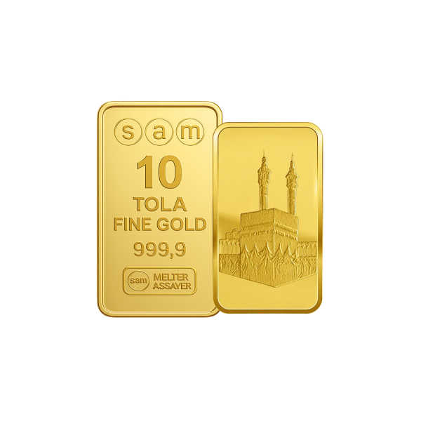 10 Tola Gold Makkah Bar