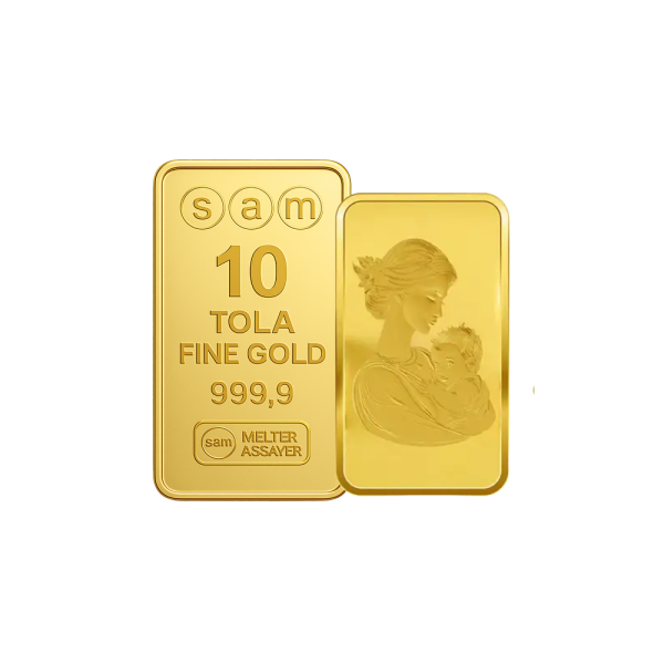 10 Tola Gold My Mother Bar