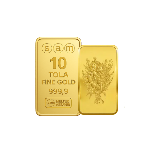 10 Tola Gold My Love Bar