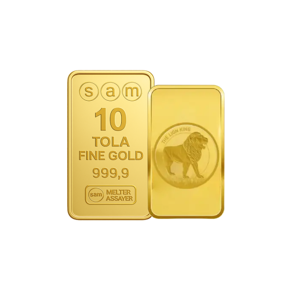10 Tola Gold Sea Lion King Bar
