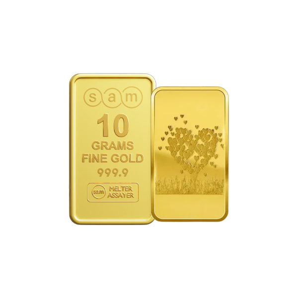 Gold Minted Bar Love Tree
