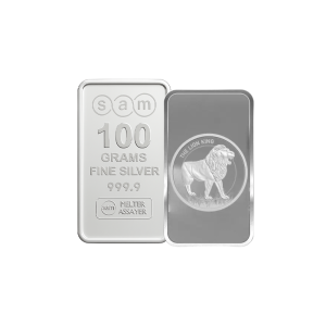 100 Gram silver Lion King Bar