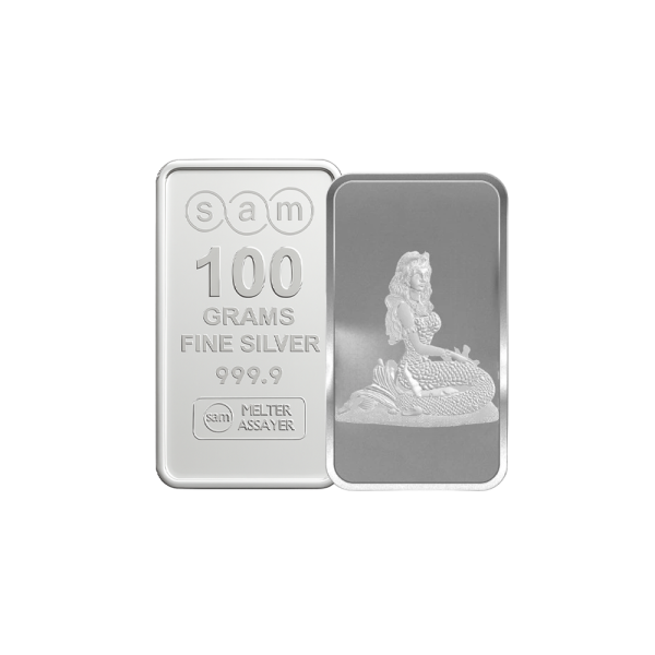 100 Gram Sea Queen Silver Bar