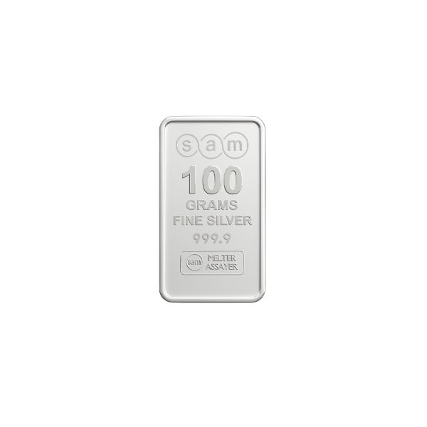 100 Gram Silver bar