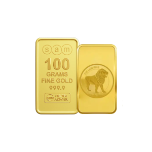 100 Gram Gold Lion King Bar