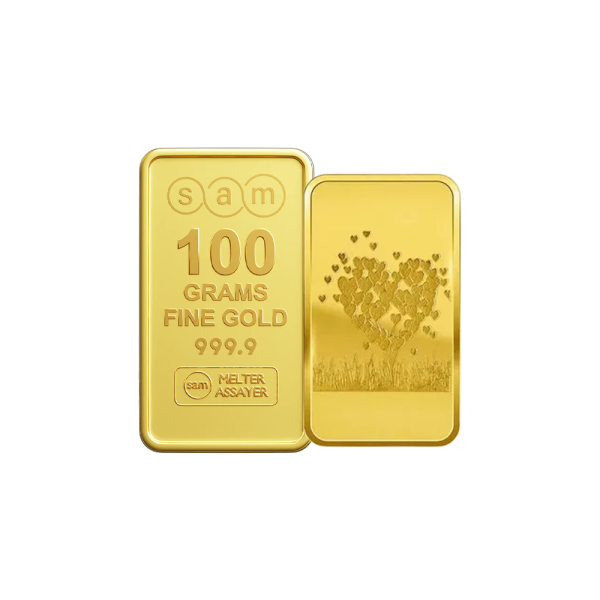 Gold Minted Bar Love Tree