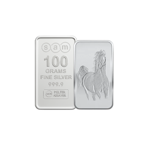 100 gram Horse Silver Bar