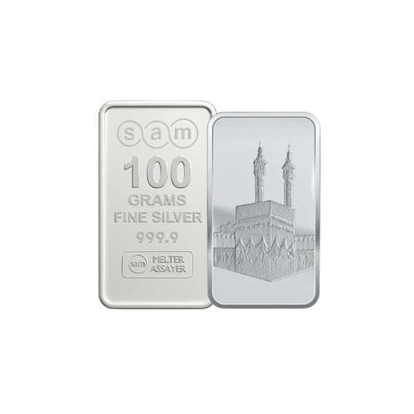 100 gram Makkah Silver Bar