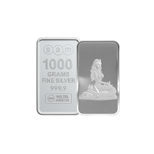 1000 Gram Silver Sea Queen Bar