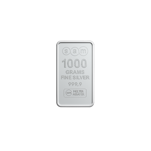 1000 Gram Silver bar