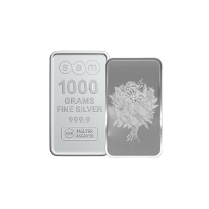 1000 Gram Silver Wedding Bar