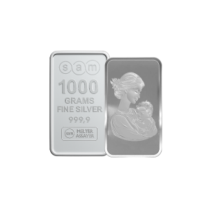1000 Gram Silver My Mother Bar