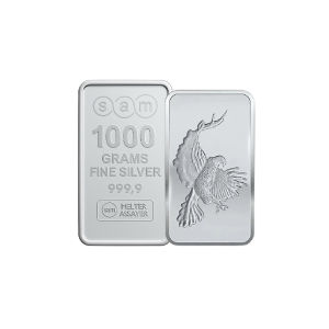 1000 Gram Eagle Silver Bar