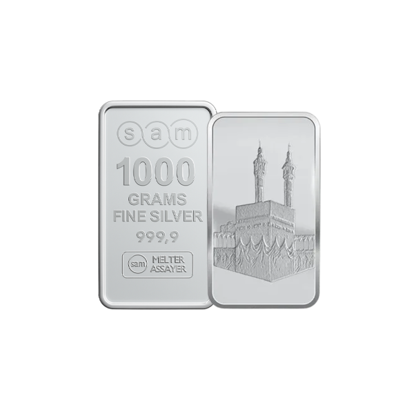 1000 Gram Makkah Silver Bar