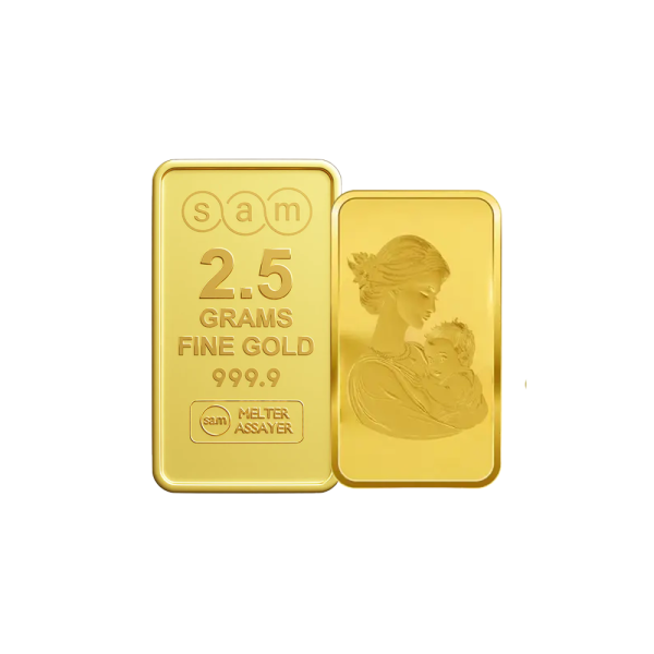 25 Gram Gold Minted Bar My Mother