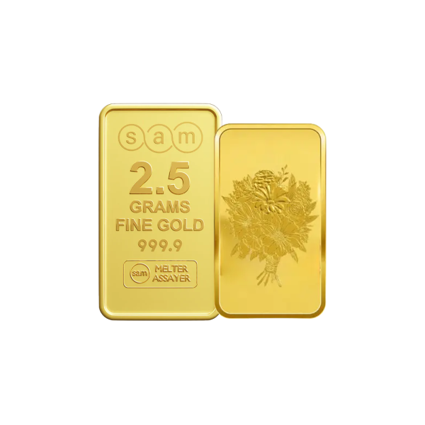 25 Gram Gold wedding Bar
