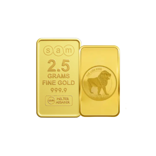 25 Gram Lion King Gold Bar