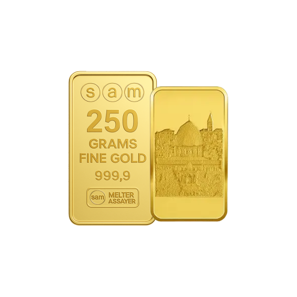 250 Gram Gold Al Aqsa Mosque Bar