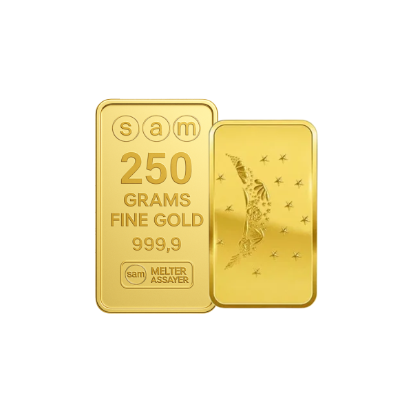 250 Gram Gold Moon Flower Bar