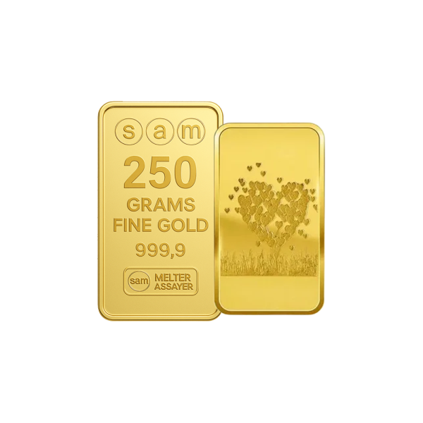 250 Gram Gold Love Tree Bar