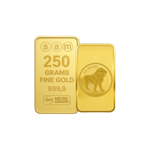 250 Gram Gold Lion King Bar