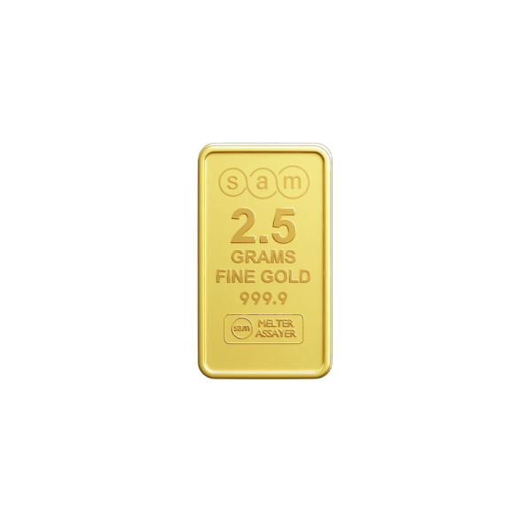25 Gram Gold Minted Bar