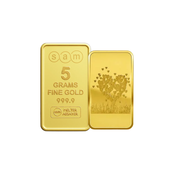 Gold Minted Bar Love Tree