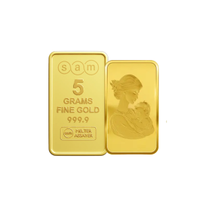 5 Gram Gold Minted Bar My Mother