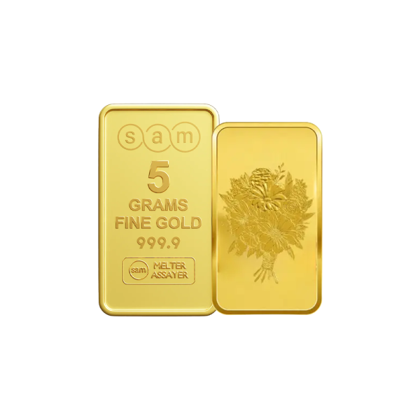 5 Gram Gold Wedding Bar