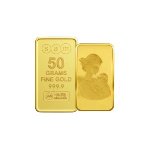 50 Gram Gold Minted Bar My Mother