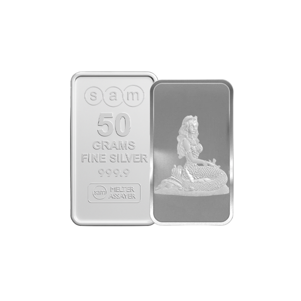 50 Gram Silver Sea Queen Bar