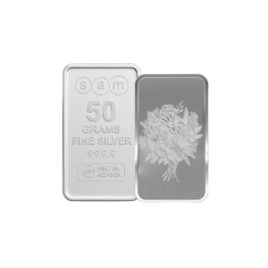 50 Gram Silver Wedding Bar