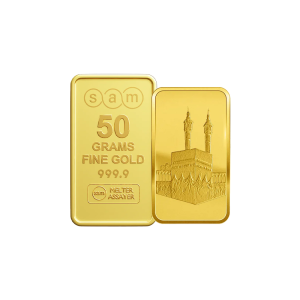 50 Gram Gold Minted Bar Makkah