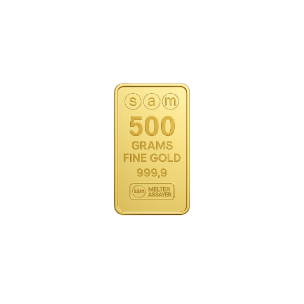 500 Gram Gold Bar