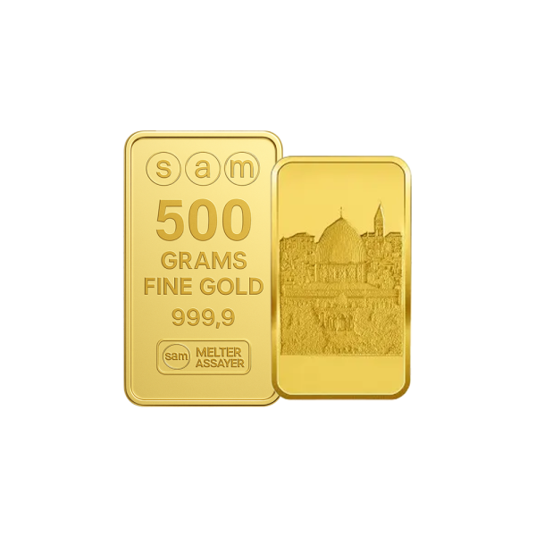500 Gram Gold Al Aqsa Mosque bar