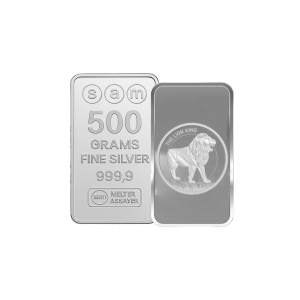 500 Gram Silver Lion King Bar
