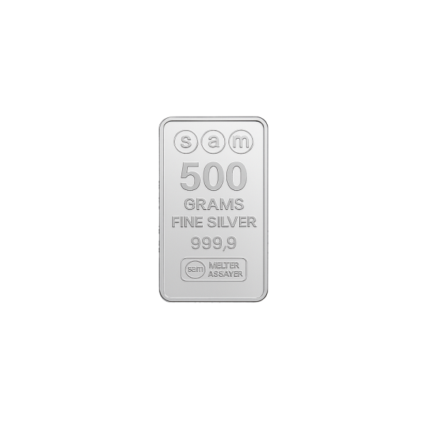 500 Gram Silver Bar